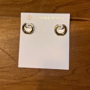 Kendra Scott diamond hoops